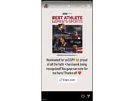McLaughlin-Levrone’s Instagram story